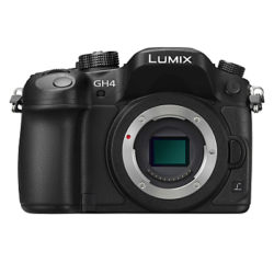 Panasonic Lumix DMC-GH4 Compact System Camera, 4K UHD, 16.05MP, OLED EVF, 3 OLED Screen, Body Only